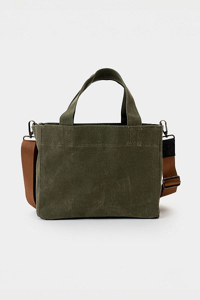 Goo Leather Goods Canvas Strap Daily Use Shoulder and Hand Bag Tote Bag - Hard Fabric