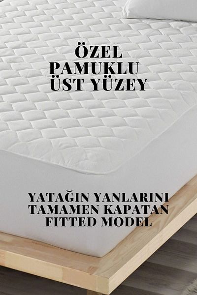 ELY PARKER 150X200 Υγρό Προστατευτικό Στρώματος - Καπιτονέ Εφαρμοσμένο Προστατευτικό Στρώματος, Βαμβακερό
