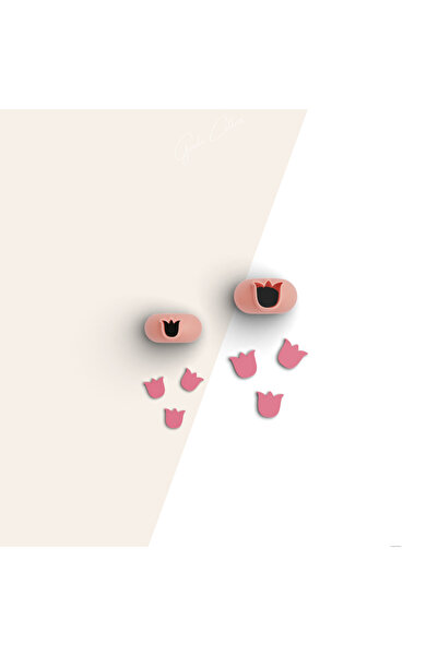 brocutters قالب قطع وأقراط من طين البوليمر الصغير بلون التوليب - نمط الكيك وا...