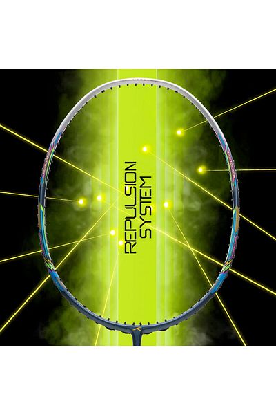 Hundred N-ERGY 80 Carbon Fibre Strung Badminton Racket with Full Racket Cover