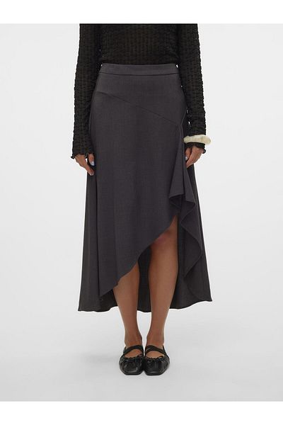 Vero Moda Rock Vmina Hohe Taille Langer Rock