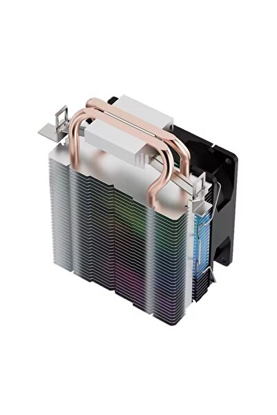 Strong M2-pro 9cm Rainbow 2 Bakır Borulu 105w Tdp Intel/amd Kule Tipi Işlemci Cpu Fan