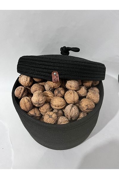 BEVEZ HOME 25X15 Черна многофункционална кошница - Органайзер за баня и кухня