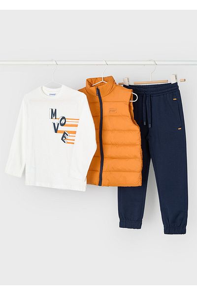 MAYORAL Orange Vest Suit for Boy