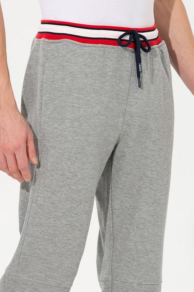 U.S. Polo Assn. Ανδρικό γκρι πλεκτό παντελόνι