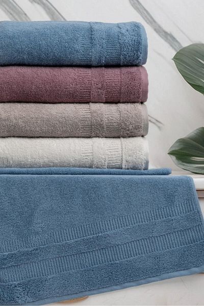 Altınbaşak New Season 100% Cotton 50X90Cm Luxury Hand and Face Towel Set - Boxed of 4