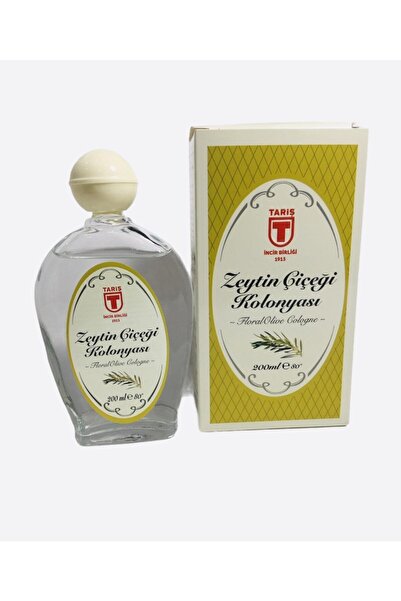 Tariş Zeytin Çiçeği Kolonyası 80 Derece 200ml Cam Şişe