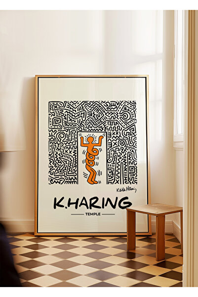 ARTHOUSECOLLECTIVE Poster Keith Haring - Templu - Poster fără cadru în dimens...
