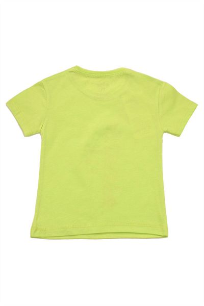 Alme Smile Printed Girl T-shirt Green