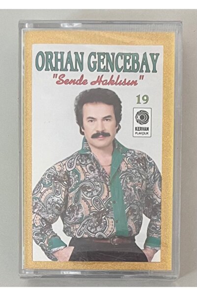 Plakevi İzmir Orhan Gencebay Sende Haklısın Kaset (Jelatininde Sıfır Dönem Ba...