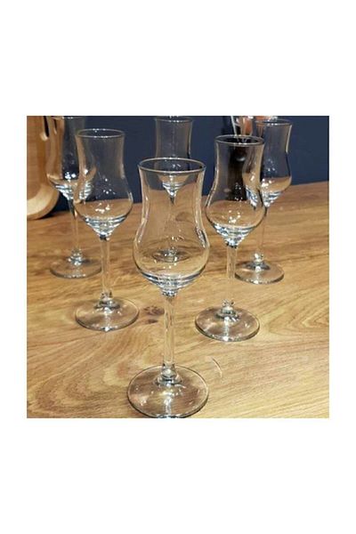 Paşabahçe جانب القهوة 6 قطع Grappa 95 سم مكعب
