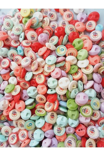 karasu spot Button 100 Pieces Mixed