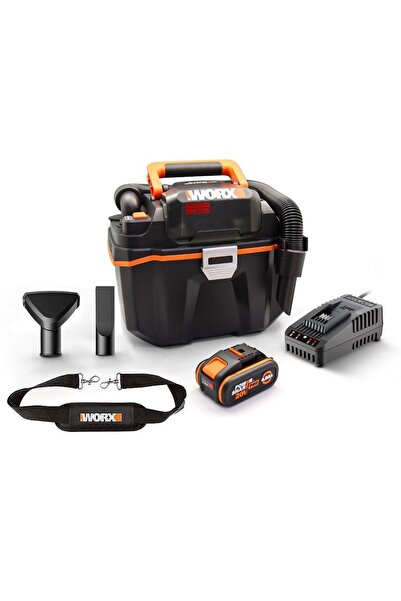 WORX Wx031 20volt 4.0ah. 200w/16kpa Li-ion Kömürsüz Flexi Esnek Hortumlu Prof...