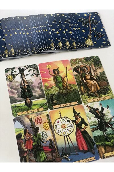 tarotdesteleri Everyday Witch Tarot DeckNo Booklet 78 Cards