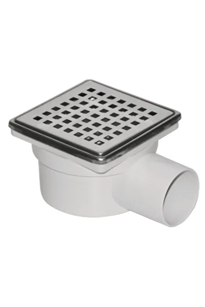 Light up Stainless Metal Floor Drain - 10x10x50