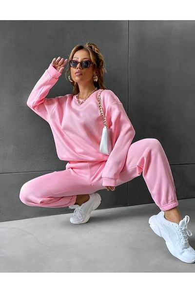 NewCabin New Season Crew Neck Oversize Sweat - Σετ φόρμας με 3 κλωστές