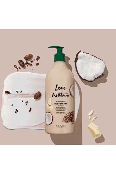 Oriflame Love Nature Organik Kakao ve Hindistan Cevizi Yağı İçeren Besleyici ...