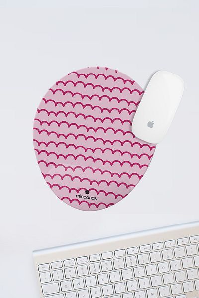 Mincanas Colorful Wrist Supported Oval Mouse Pad Mouse Pad