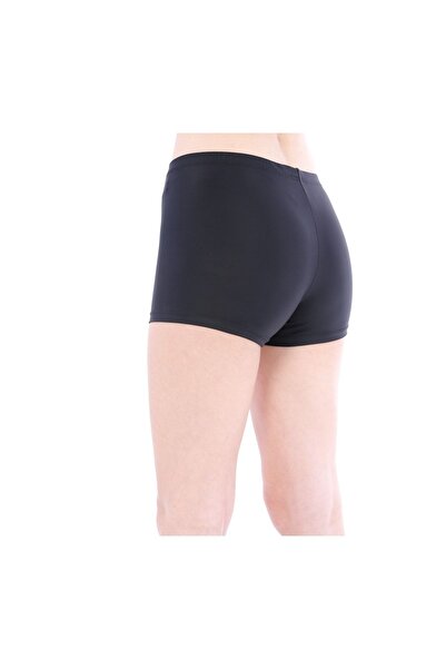 vawensea Kadın Likralı Deniz Havuz Şortu Siyah