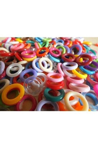 evcil sanal market Güvercin Klipsi -simit 10 Renk Karışık- (250'Lİ)