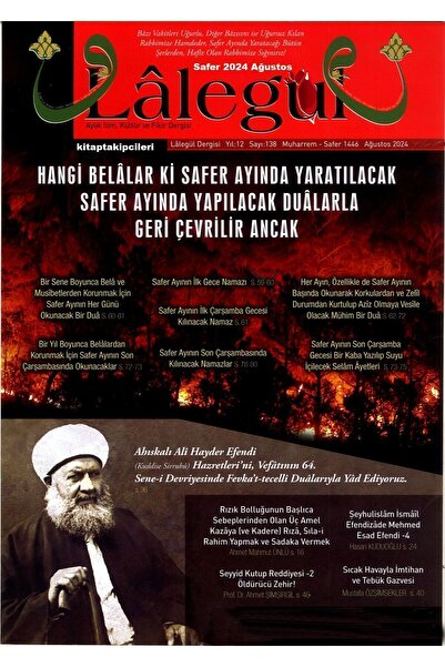 Lalegül Dergi Si 138. Sayı Ağustos 2024