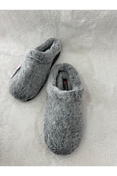 MODA SENİ Green Plush Soft Women's Slippers - Winter Comfortable Sole Gezer Home Garden
