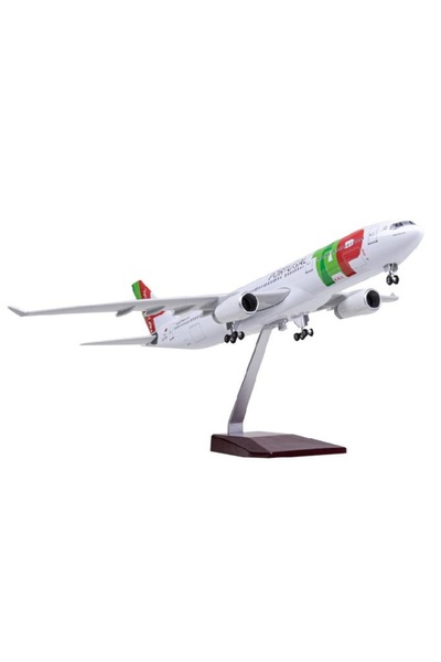 Genel Markalar Airbus A330 Yolcu Uçağı Tap Air Portugal Model Uçak 1/135 Ölçek 47cm