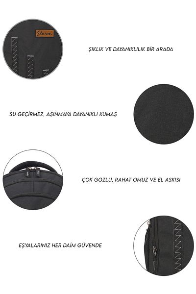 Storm Geantă de școală Zeppelin - Rucsac impermeabil
