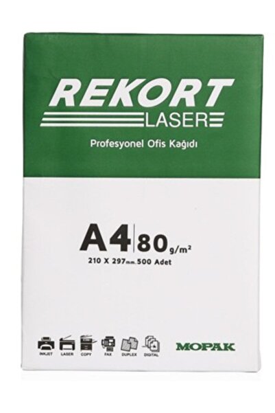 Mopak Rekort A4 Fotokopi Kağıdı 80 Gr 500'lü
