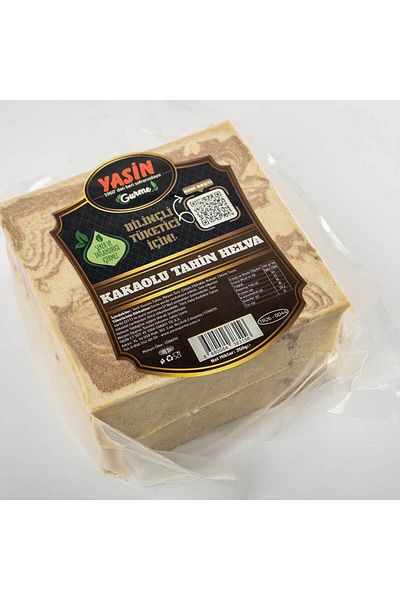 Atilla Çelebi Özgül 500Gr Tahini Halva - 100% Natural Cocoa