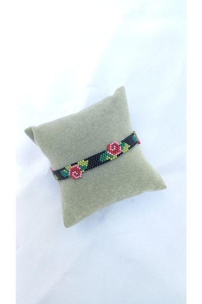 Atolye Ferda Cream Color Miyuki Rose Bracelet