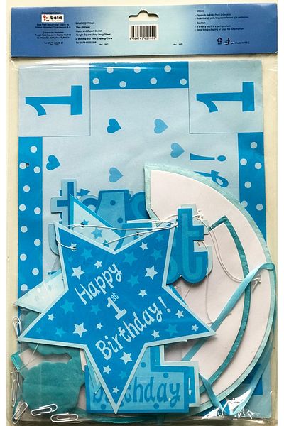 Morligo 1st Year Birthday Decoration Set P2