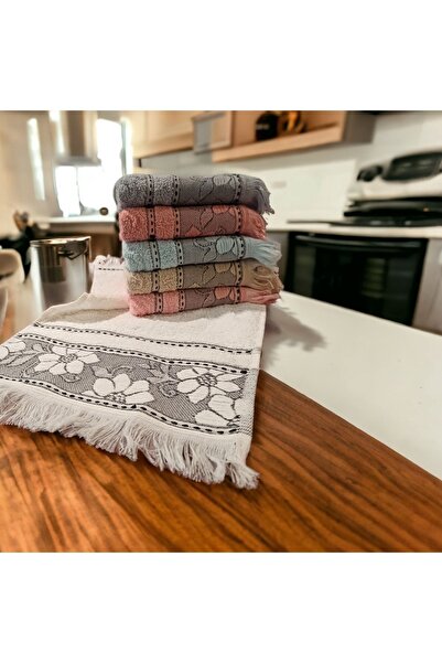 ŞENER HOME 12-штучний набір кухонних рушників з бавовняними бахромами, 30x50