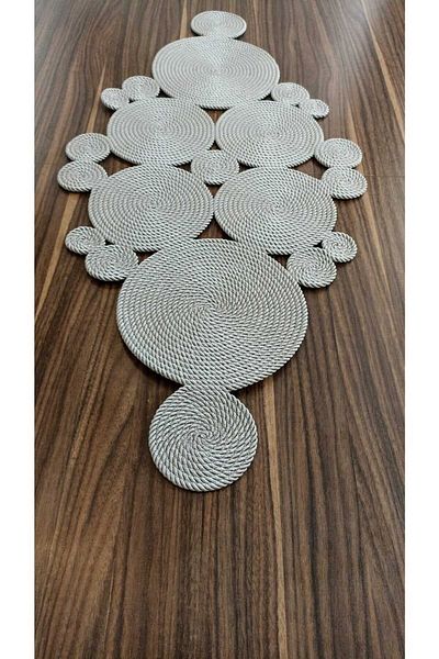 Naspar CULOARE SILVER GREY AMERICAN Runner / Masă / Consolă / Husă pentru masă de cafea (120*55 CM)