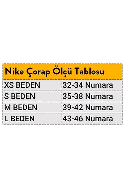 Nike Unisex U Everday Socks 3pr Sx7678-901