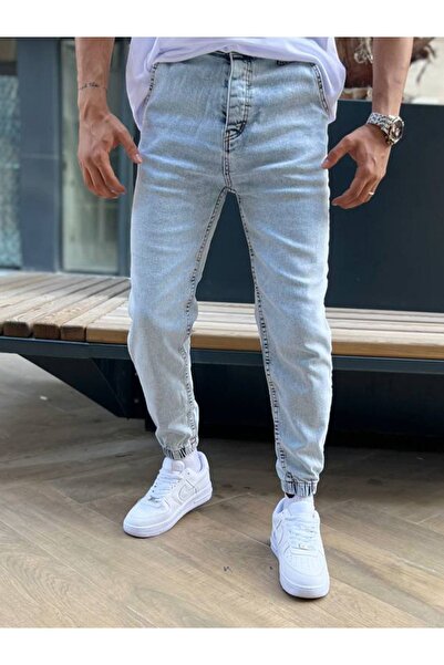 DK FASHION ASİT YIKAMA PAÇA LASTİKLİ KOT JOGGER