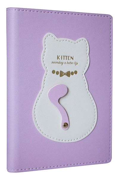 Victoria's Journals A6 96 Sheets Plug-In Cat Notebook
