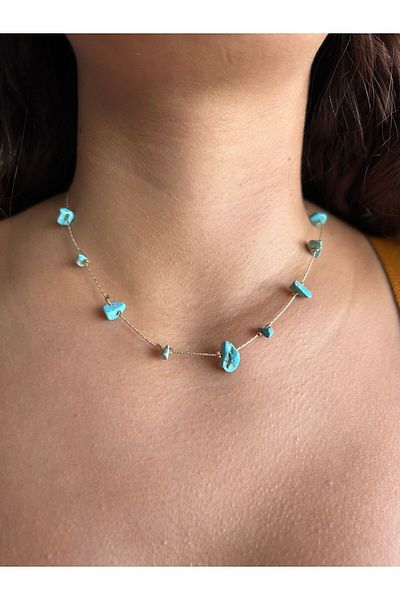 gigistore Turquoise Turquoise Stone Necklace