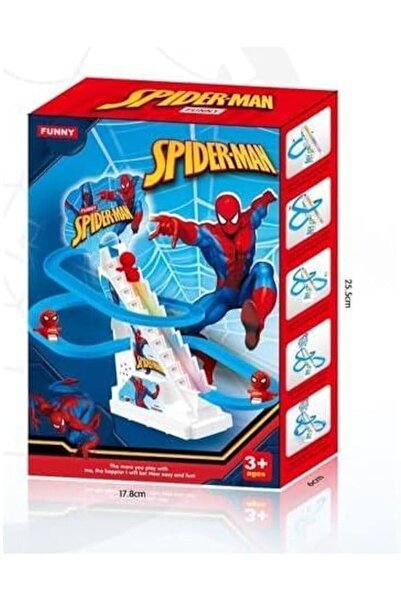 Genel Markalar Spiderman Merdiven Dön Dolaş Pilli Işıklı Yarış Merdiveni Spid...