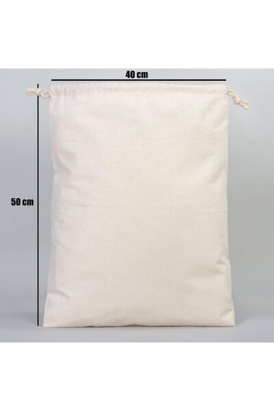 Göcen Ambalaj Çanta 40x50 10 Adet Hambez Saklama Kesesi Bakliyat Kesesi Meyve...