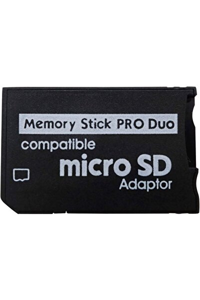 Sony Hafıza Kartı Adaptör Memory Stick Pro Duo Adaptör Mikro Sd Kart Çevirici Ms Adaptör