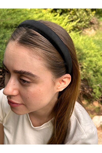 ByMerve Coroana de păr pentru femei Bym490 din satin - moale zilnică, cusută ...