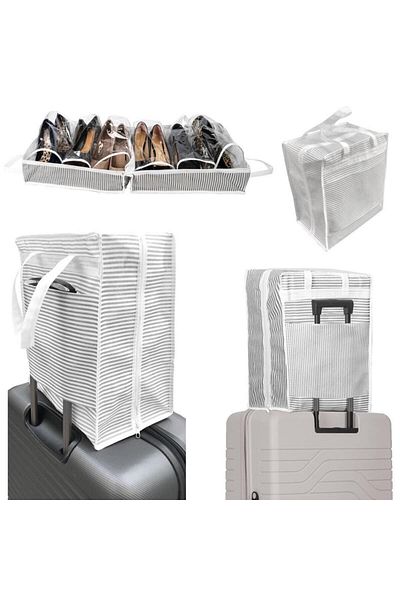 ALAS Travel Type 6 Compartment Shoe Organizer - Storage Bag