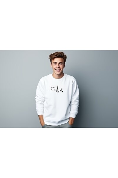 YOHO SPORT Дорогий Combin Світшот з бавовни з малюнком серцевого ритму - Шардоне Внутрішній комплект з 2 штук