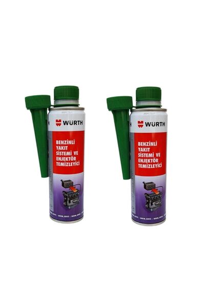 Würth Benzinli Yakıt Sistemi Ve Enjektör Temizleyici 300 ml (2 ADET)