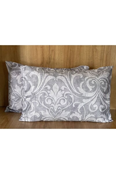 ELFHOME Gray 2-Piece Pillowcase Set