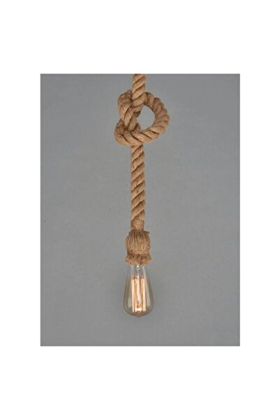 BHRHOME Dekoratif Halat Sarkıt Avize Ampul