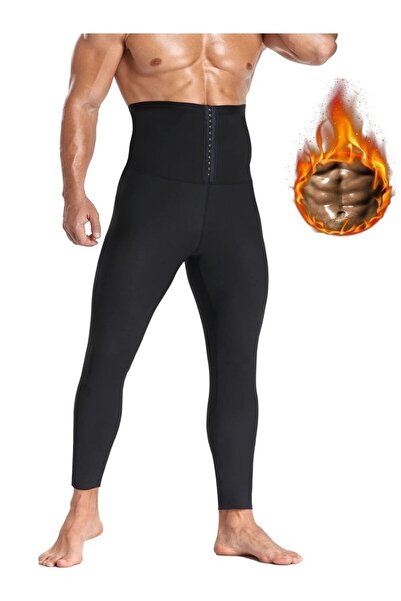MİSTİRİK Sauna Leggings Model Adjustable Agraf Hoop Slimming Thermal Leggings
