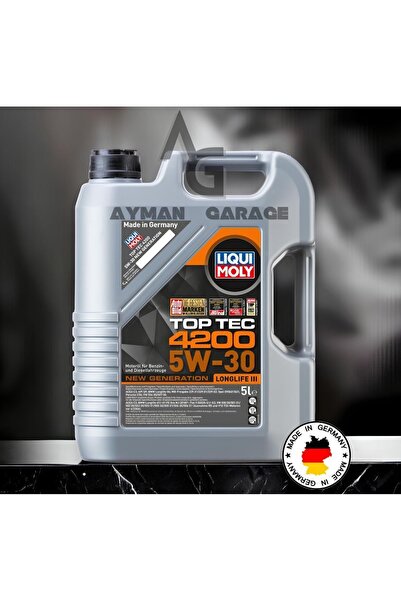 Liqui Moly Toptec 4200 Longlife Iıı Orıjınal 5w/30 Motor Yağı 5 Litre