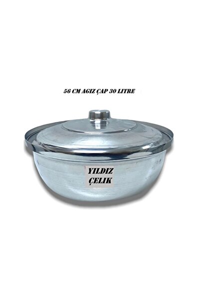 Yıldız çelik Alüminyum 56 cm en büyük boy helvane tencere